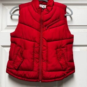 Arizona Jean Company Red Puffer Vest